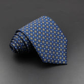 Gravata Geométrica Azul Ouro Sparka